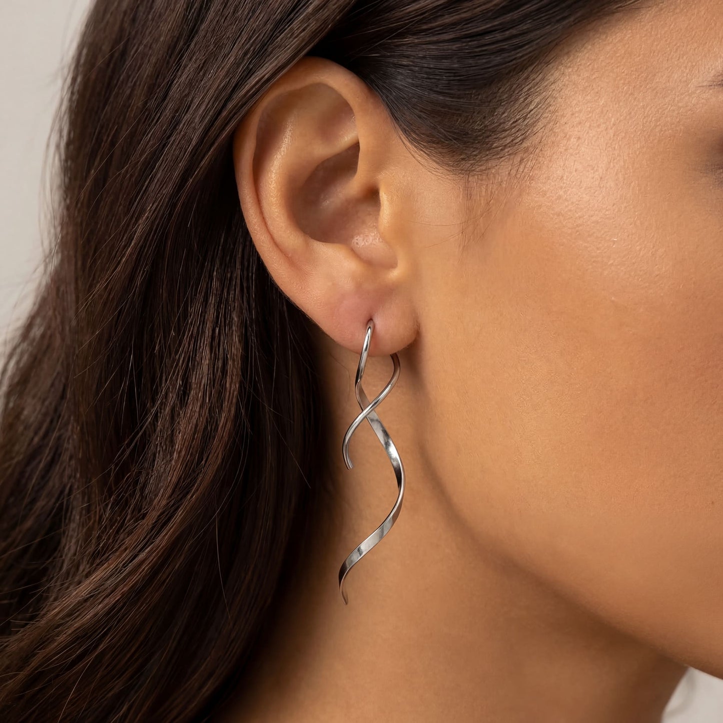 EDELSTAHL "SPIRAL" OHRRINGE - ICERAIN JEWELRY