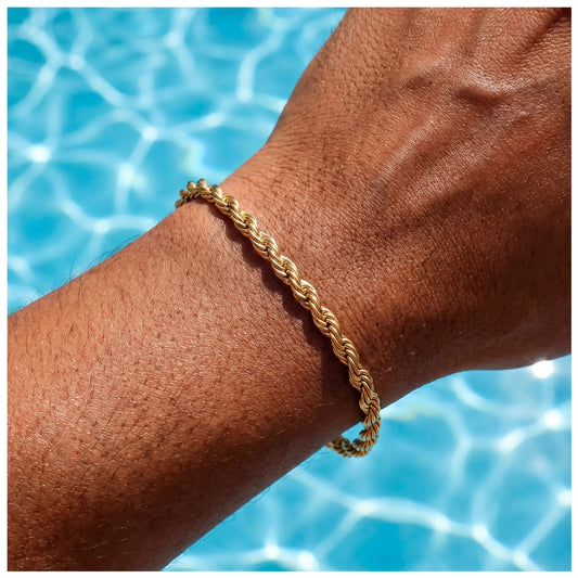 EDELSTAHL "ROPE V2" ARMBAND - ICERAIN JEWELRY