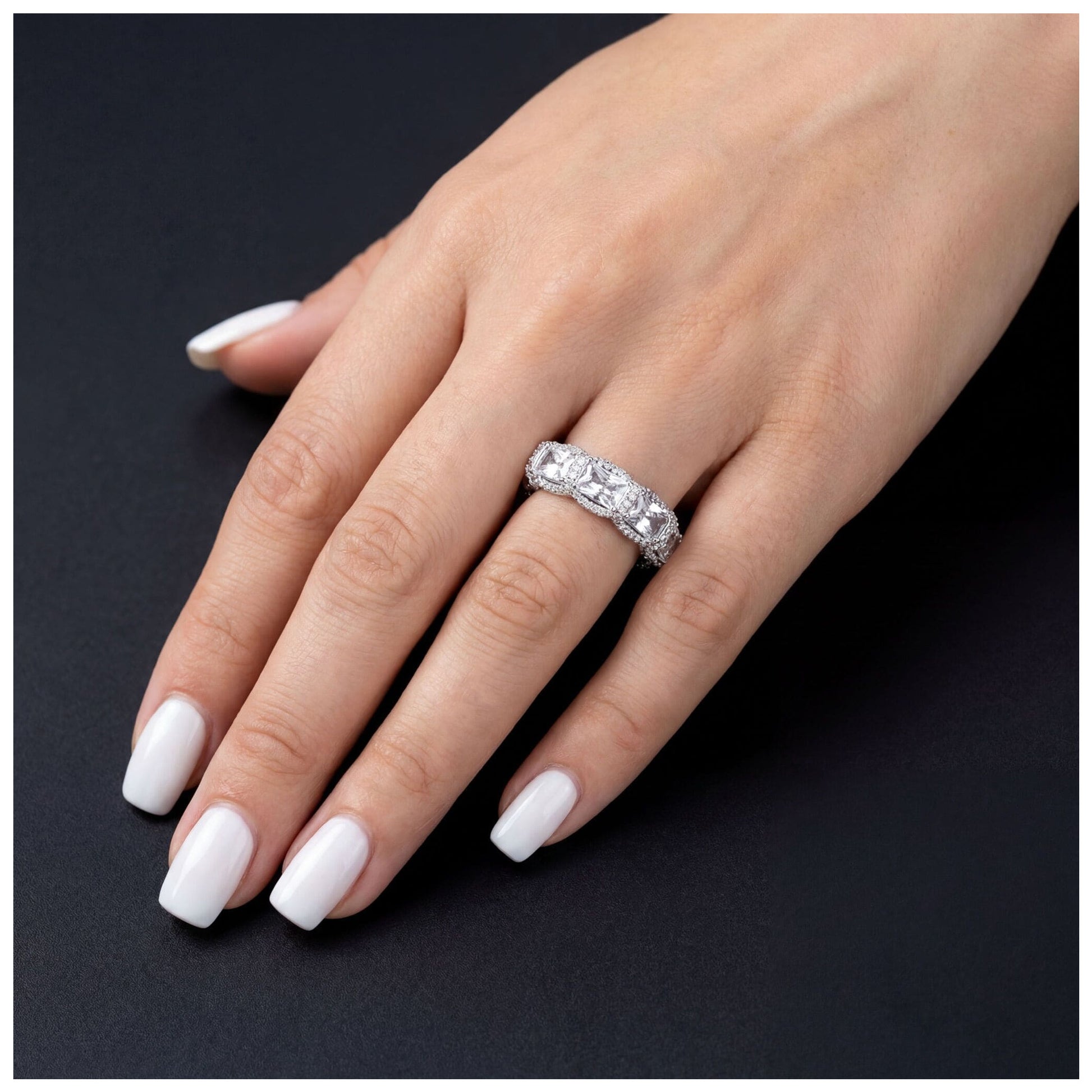 ICED OUT "BAGLATELLI" RING - ICERAIN JEWELRY