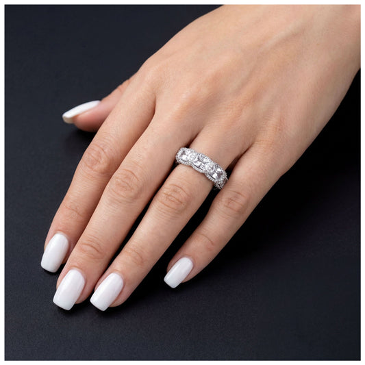 ICED OUT "BAGLATELLI" RING - ICERAIN JEWELRY