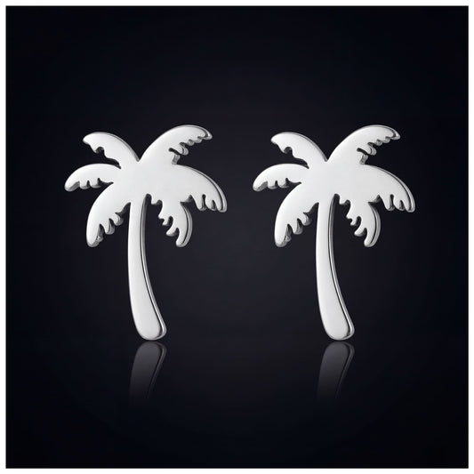 EDELSTAHL "PALM" OHRRINGE - ICERAIN JEWELRY