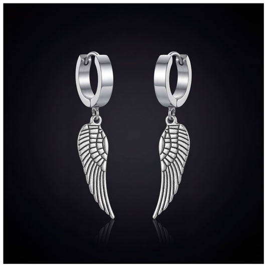 EDELSTAHL "ANGELWINGS" OHRRINGE - ICERAIN JEWELRY