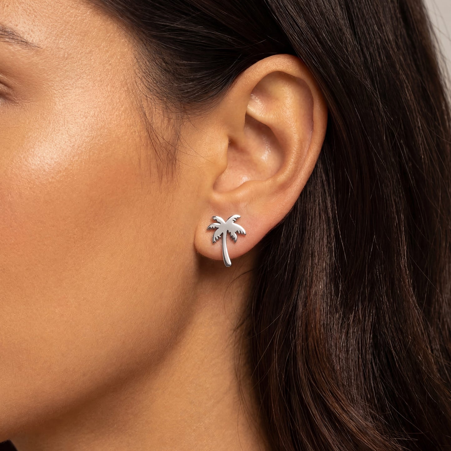 EDELSTAHL "PALM" OHRRINGE - ICERAIN JEWELRY