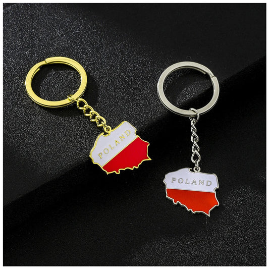 EDELSTAHL "POLAND V2" SCHLÜSSELANHÄNGER - ICERAIN JEWELRY
