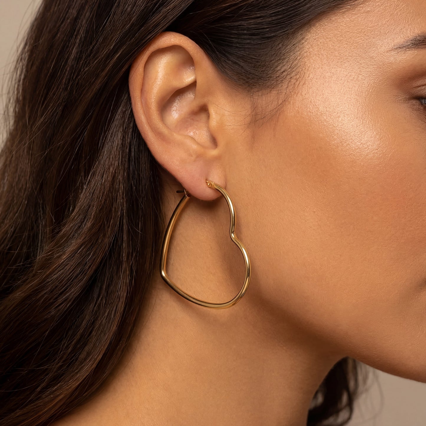 EDELSTAHL "HEART V4" OHRRINGE - ICERAIN JEWELRY