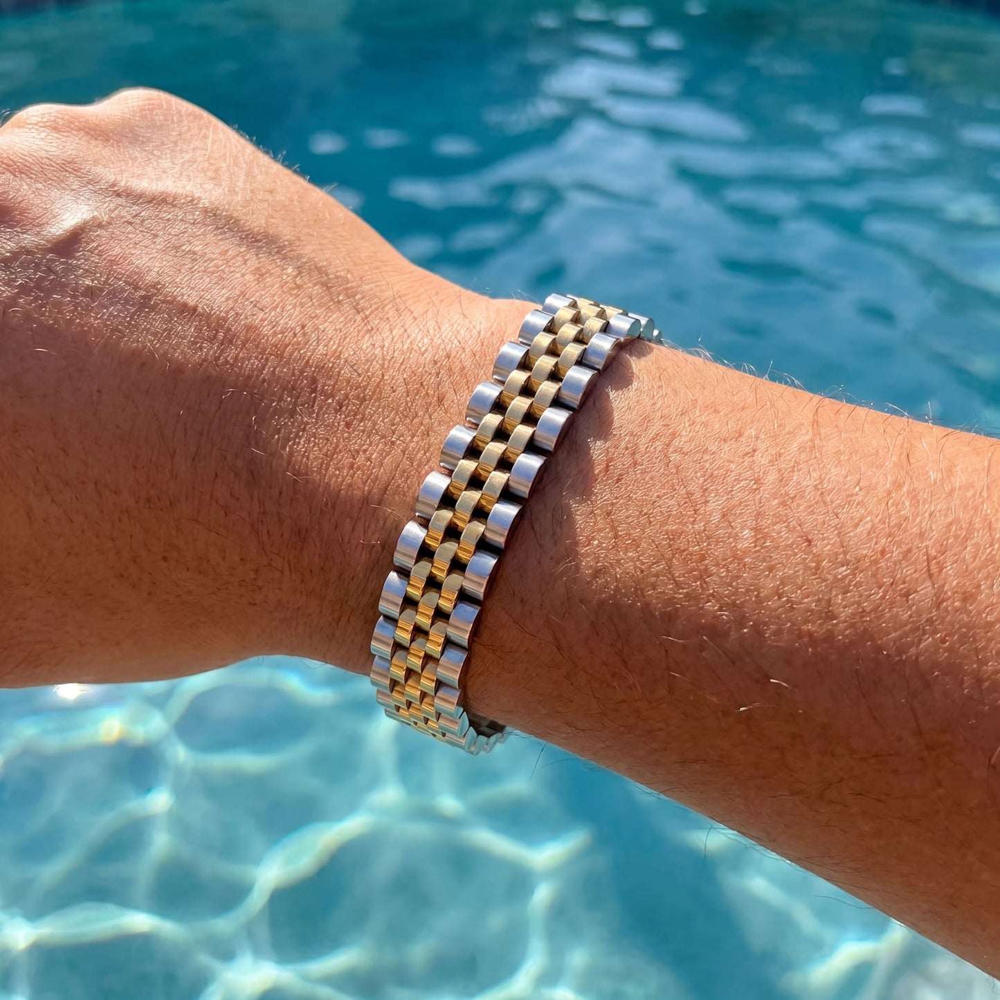 EDELSTAHL 10MM "JUBILEE" ARMBAND - ICERAIN JEWELRY
