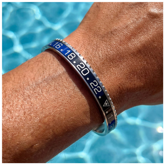 EDELSTAHL "ROLETTA" ARMREIF - ICERAIN JEWELRY