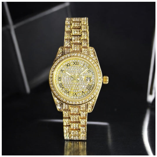 ICED OUT "DRESSOLO" UHR - ICERAIN JEWELRY