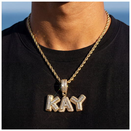 PERSONALISIERTE ICED OUT "CRYSTO" KETTE - ICERAIN JEWELRY