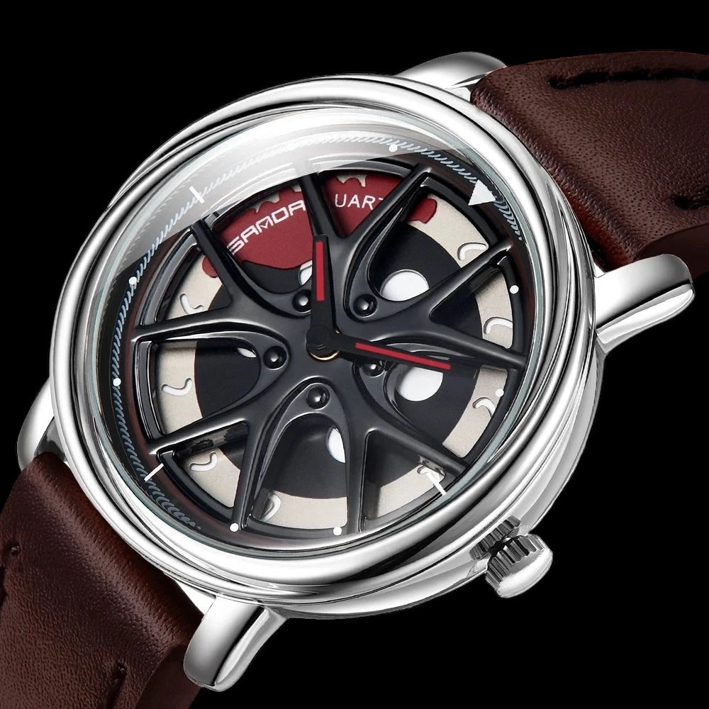 Luxus Sport "Fastly" Felgen Uhr