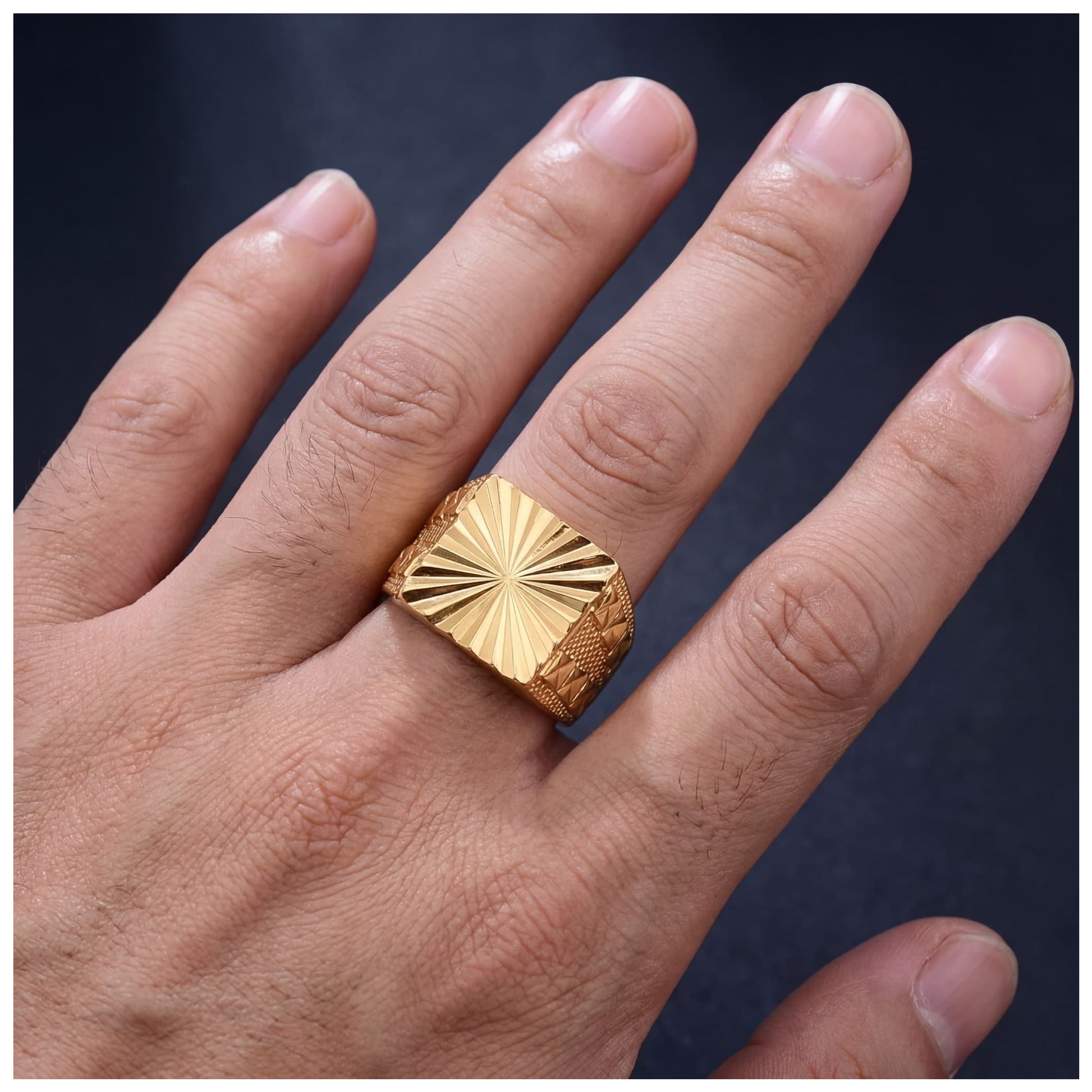 EDELSTAHL "KOLUMBI" RING - ICERAIN JEWELRY