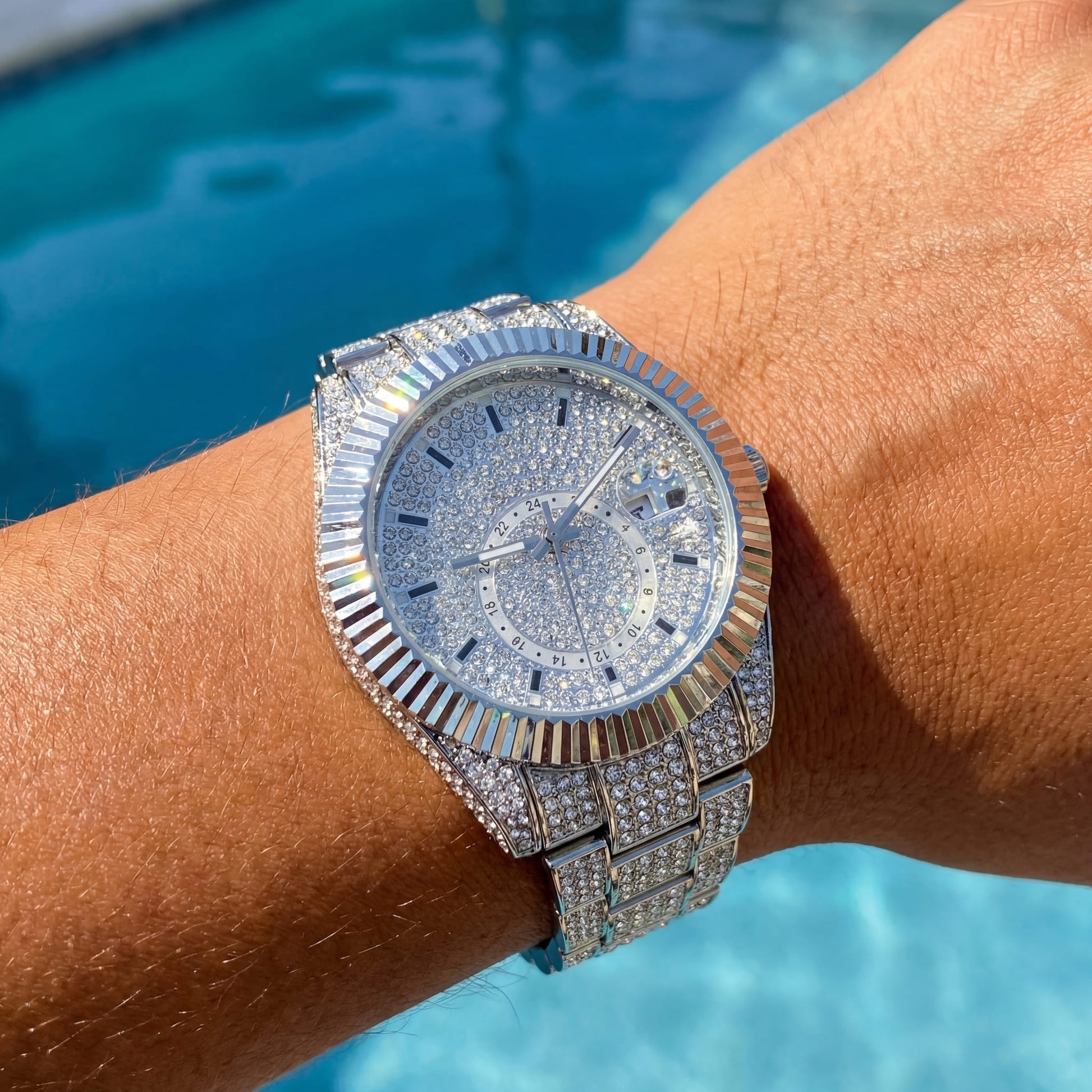 ICED OUT "HIGHORO" UHR - ICERAIN JEWELRY