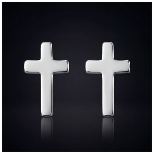 EDELSTAHL "CROSS V3" OHRRINGE - ICERAIN JEWELRY