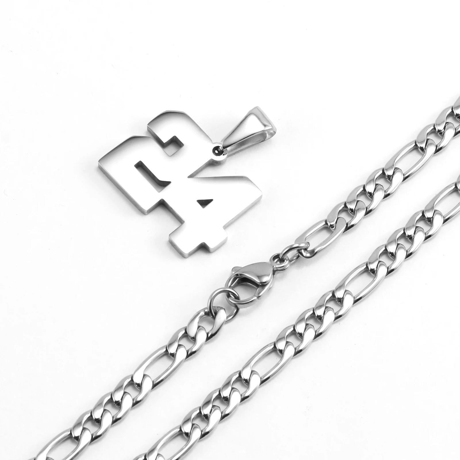 PERSONALISIERTE EDELSTAHL "NUMBER 0-99" KETTE - ICERAIN JEWELRY