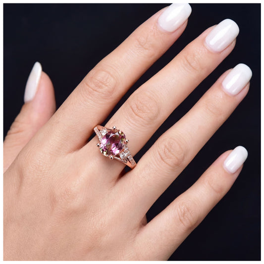 ICED OUT "ROSE CRYSTAL" RING - ICERAIN JEWELRY