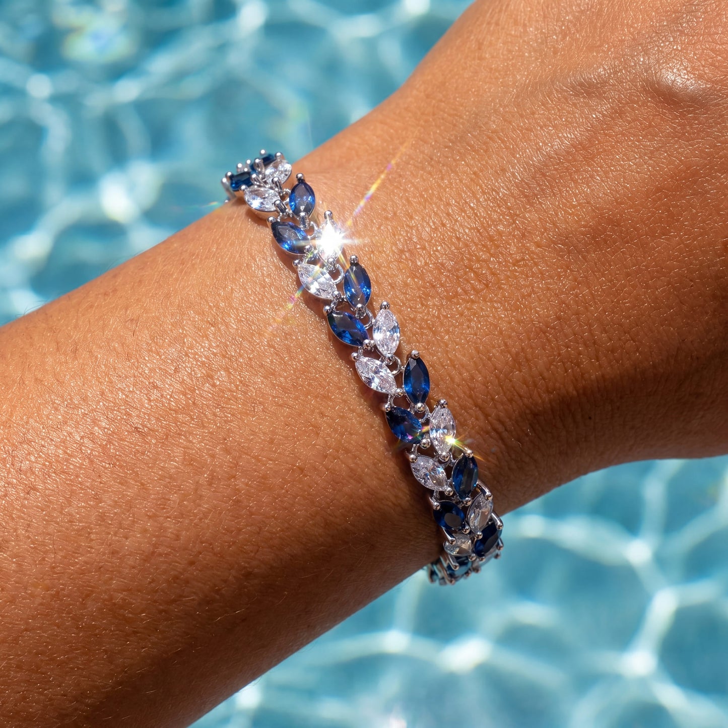ICED OUT "FLOWER" ARMBAND - ICERAIN JEWELRY
