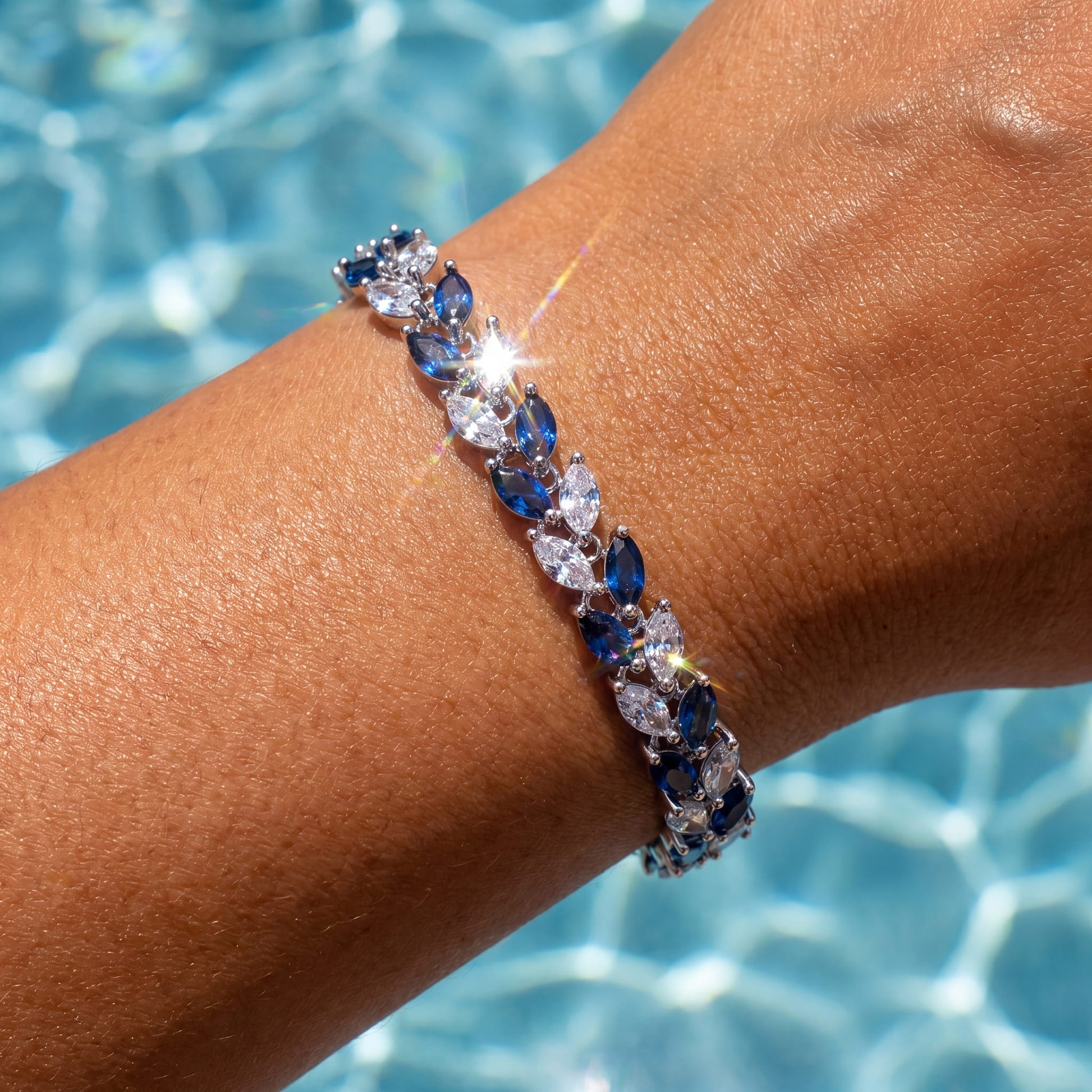 ICED OUT "FLOWER" ARMBAND - ICERAIN JEWELRY