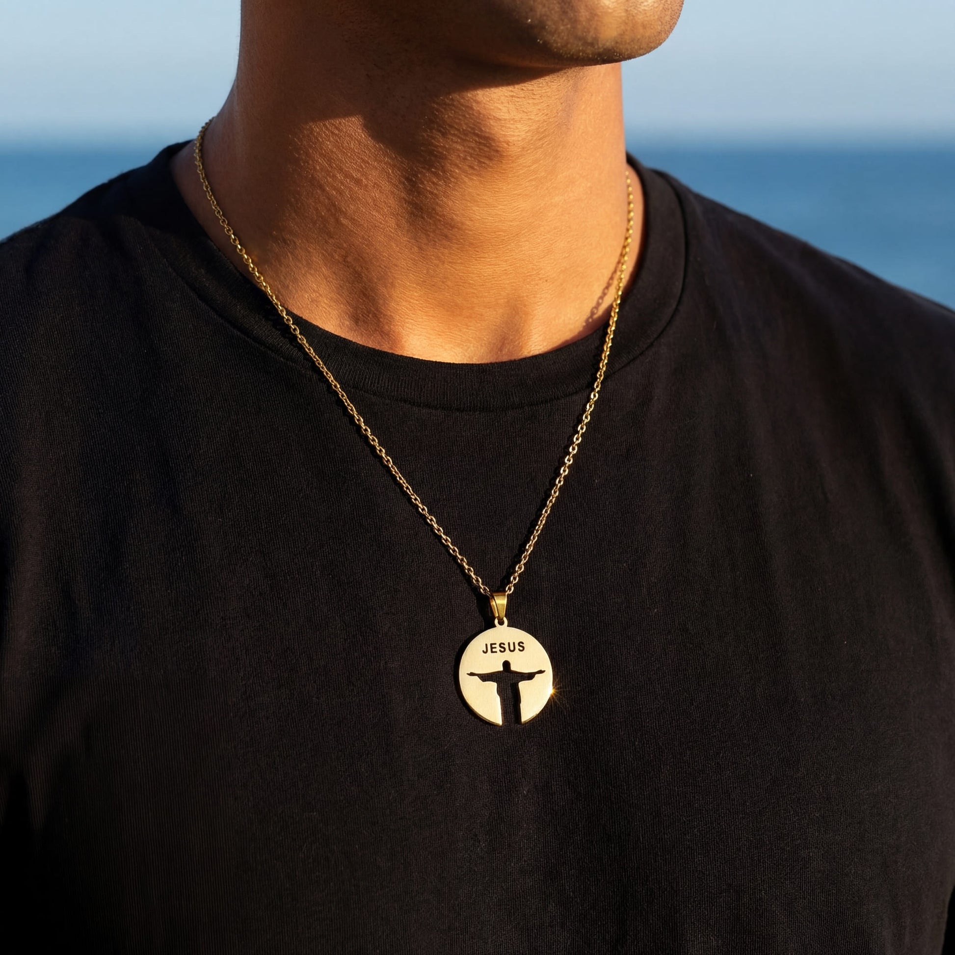 EDELSTAHL "JESUS" KETTE - ICERAIN JEWELRY