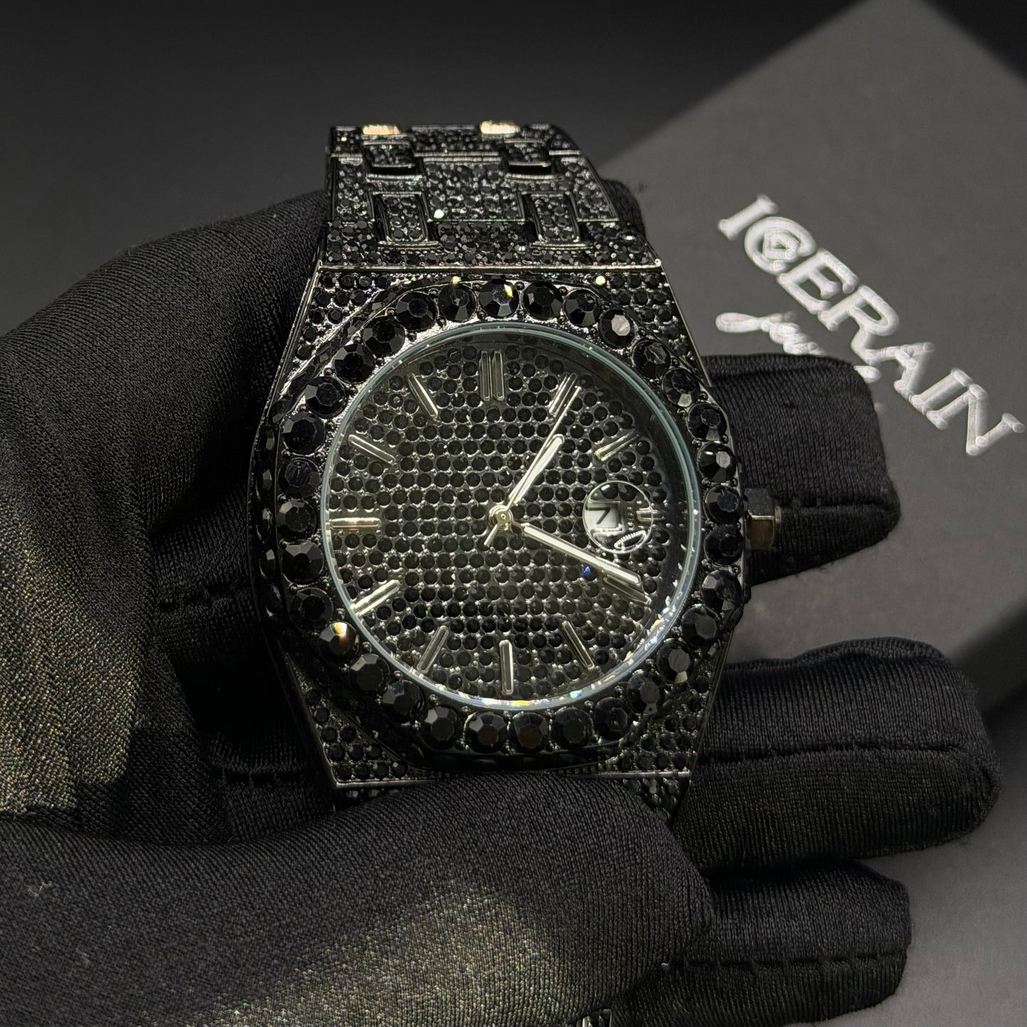 ICED OUT "APOSTEL" UHR - ICERAIN JEWELRY