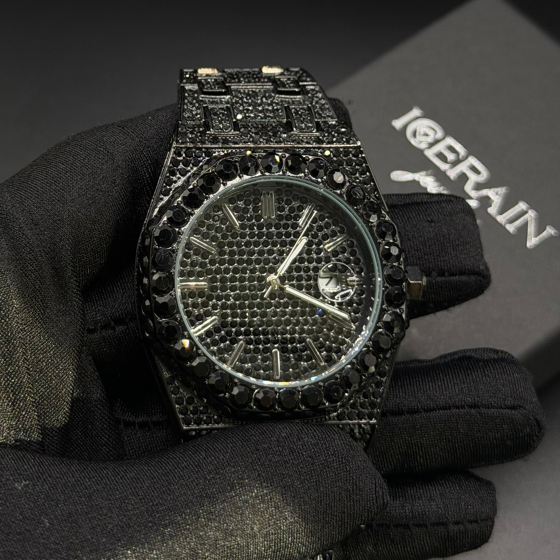 ICED OUT "APOSTEL" UHR - ICERAIN JEWELRY