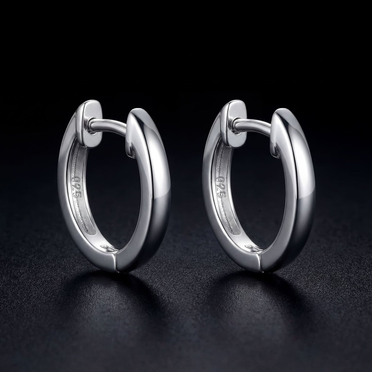 925S SILVER "SMALL CIRCLE" OHRRINGE - ICERAIN JEWELRY