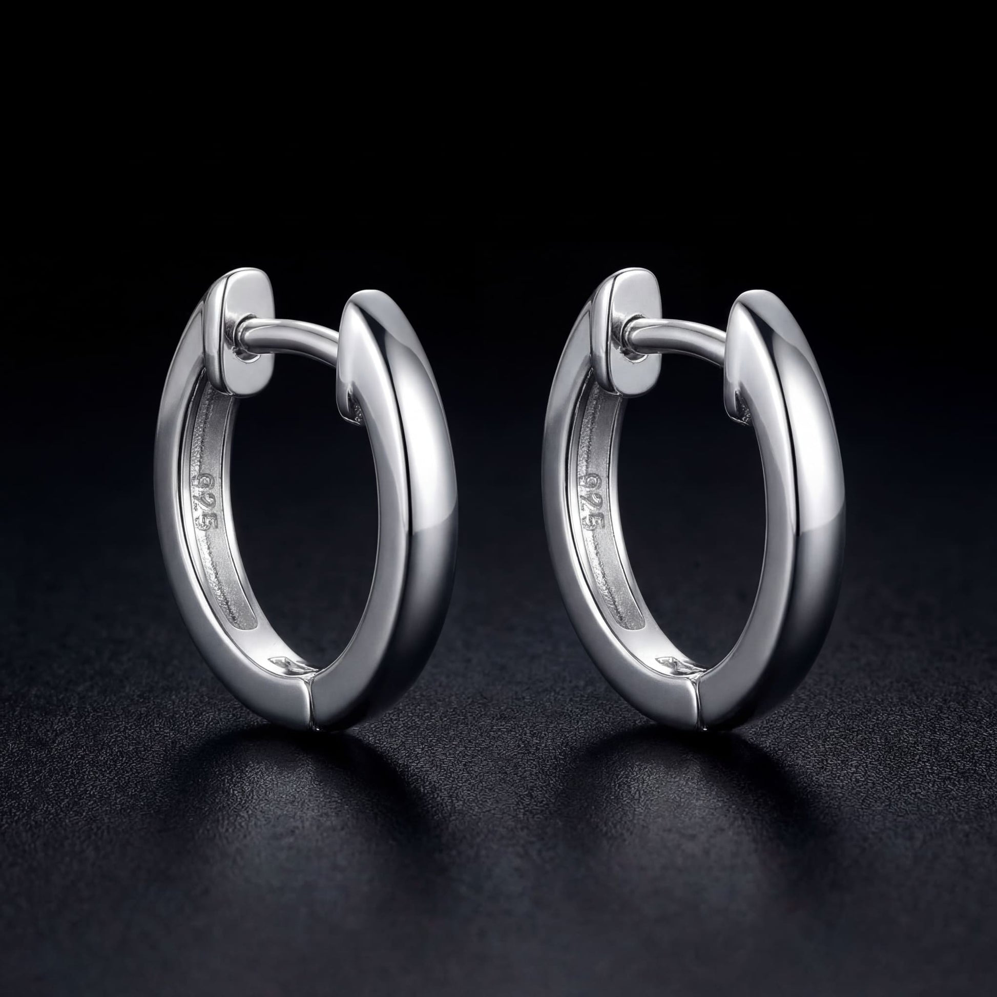 925S SILVER "SMALL CIRCLE" OHRRINGE - ICERAIN JEWELRY