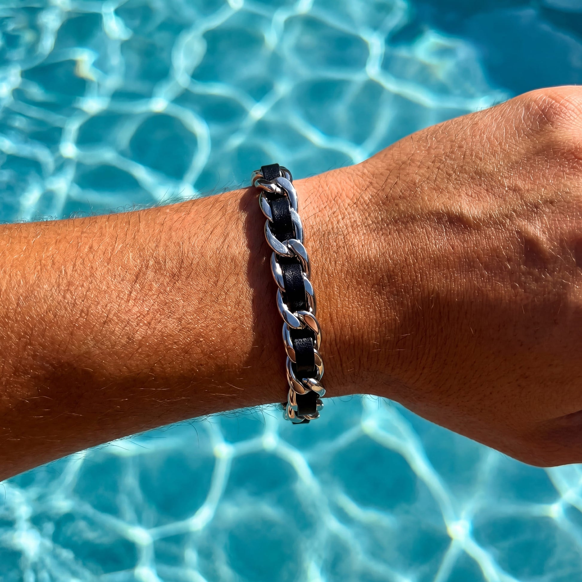EDELSTAHL 7,5MM "DRISTO" ARMBAND - ICERAIN JEWELRY