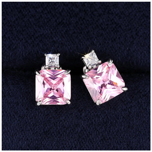 ICED OUT "PINK PRINZESKO" OHRRINGE - ICERAIN JEWELRY