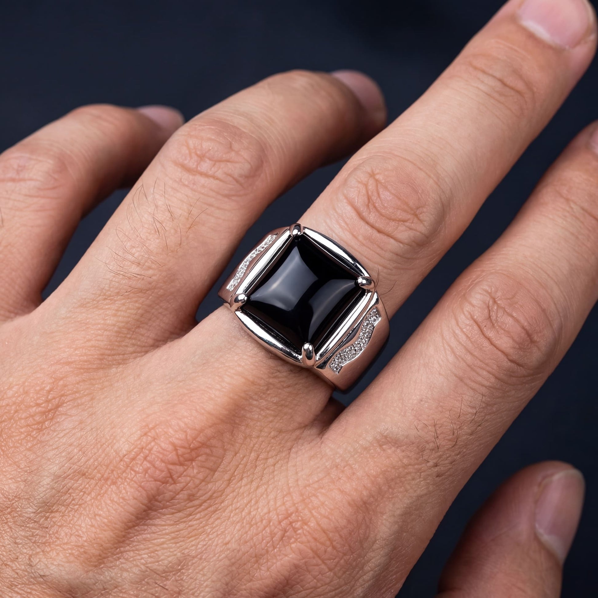 925S SILVER "STONARIM" RING - ICERAIN JEWELRY