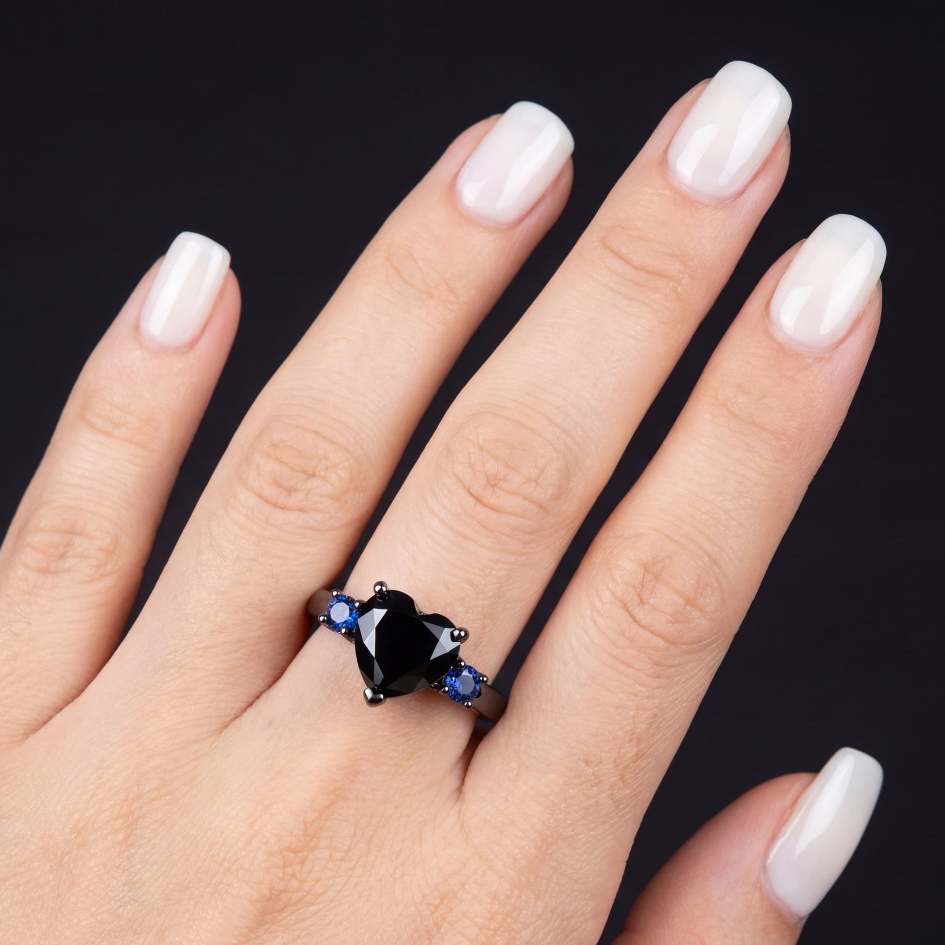 ICED OUT "BLACK LOVE" RING - ICERAIN JEWELRY
