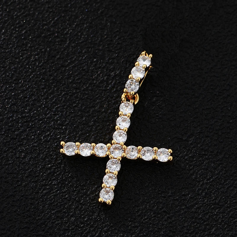 PERSONALISIERTER ICED OUT ANFANGSBUCHSTABE "SI" CHARM - ICERAIN JEWELRY