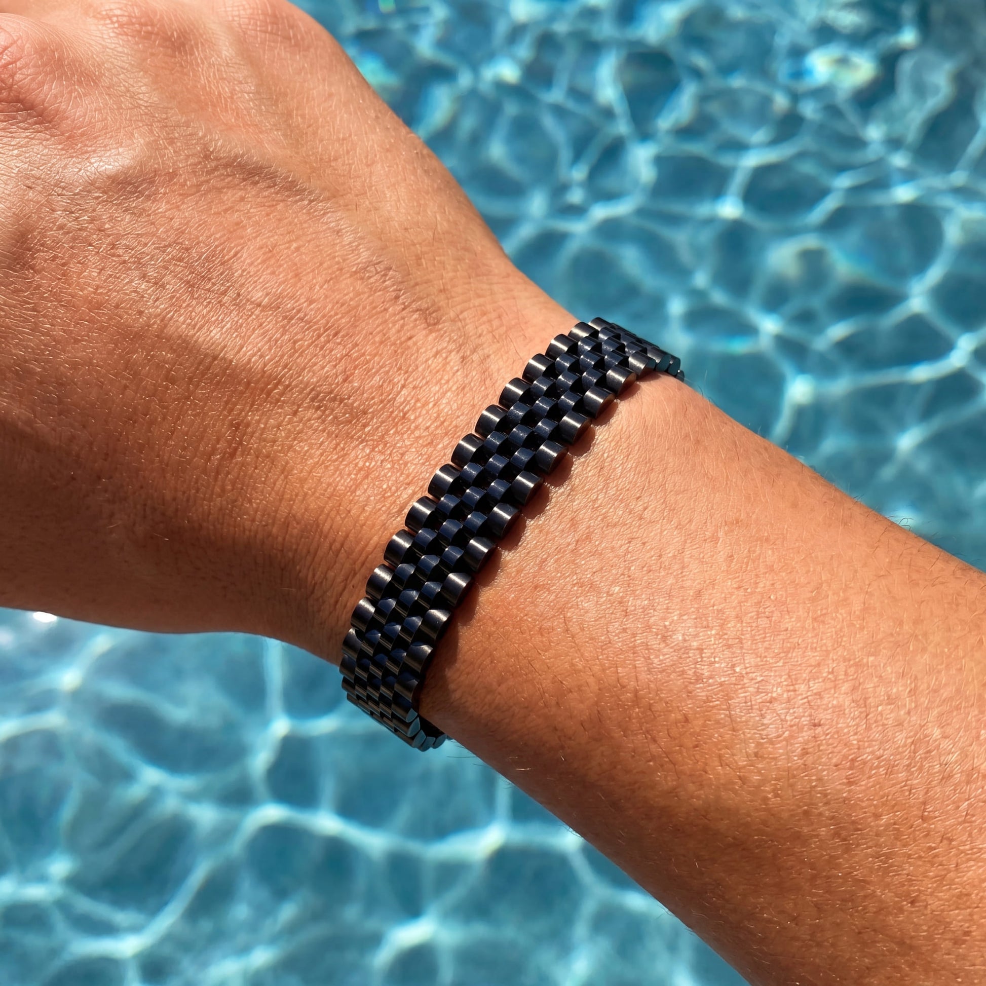 EDELSTAHL 10MM "JUBILEE" ARMBAND - ICERAIN JEWELRY