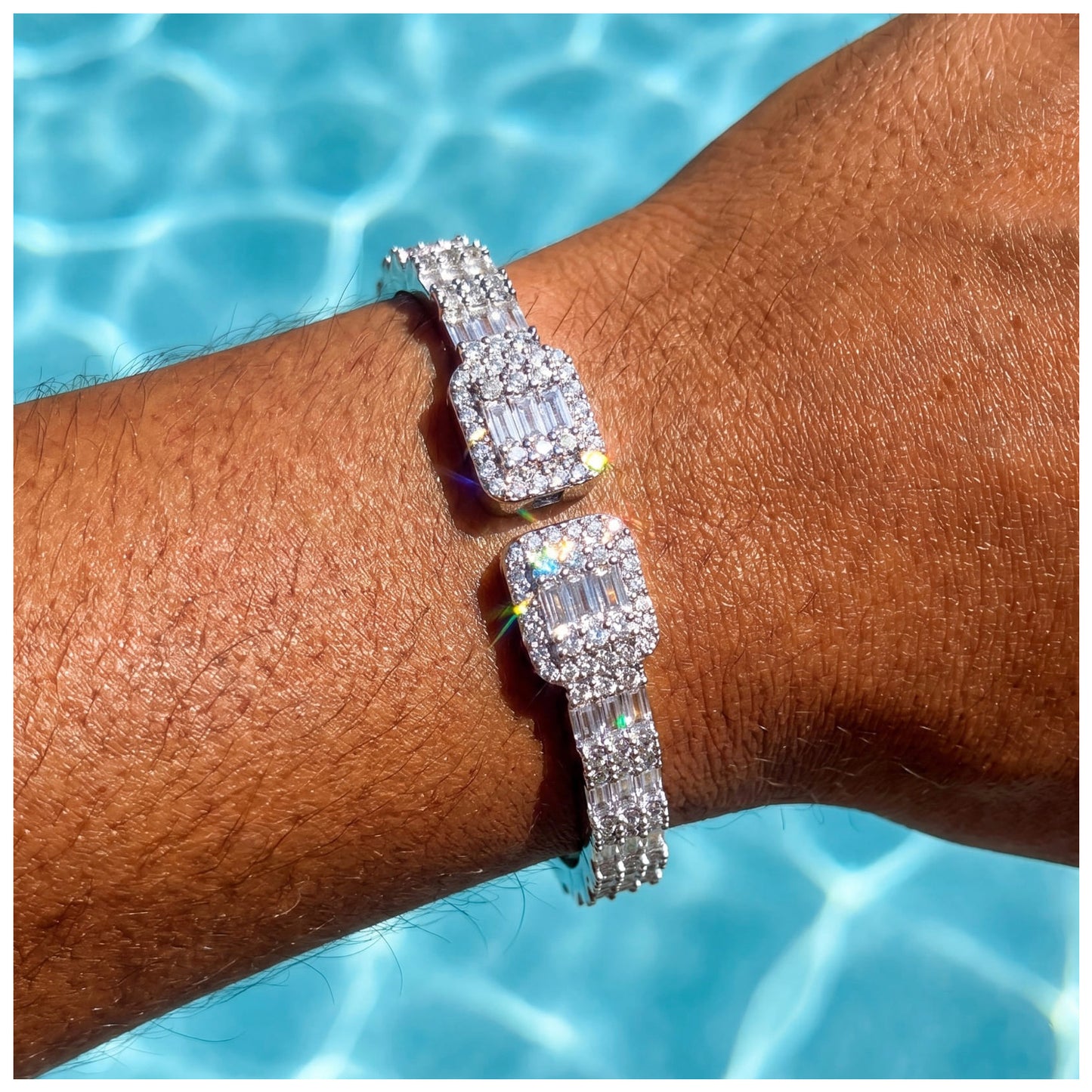ICED OUT "SQUARE V2" ARMREIF - ICERAIN JEWELRY