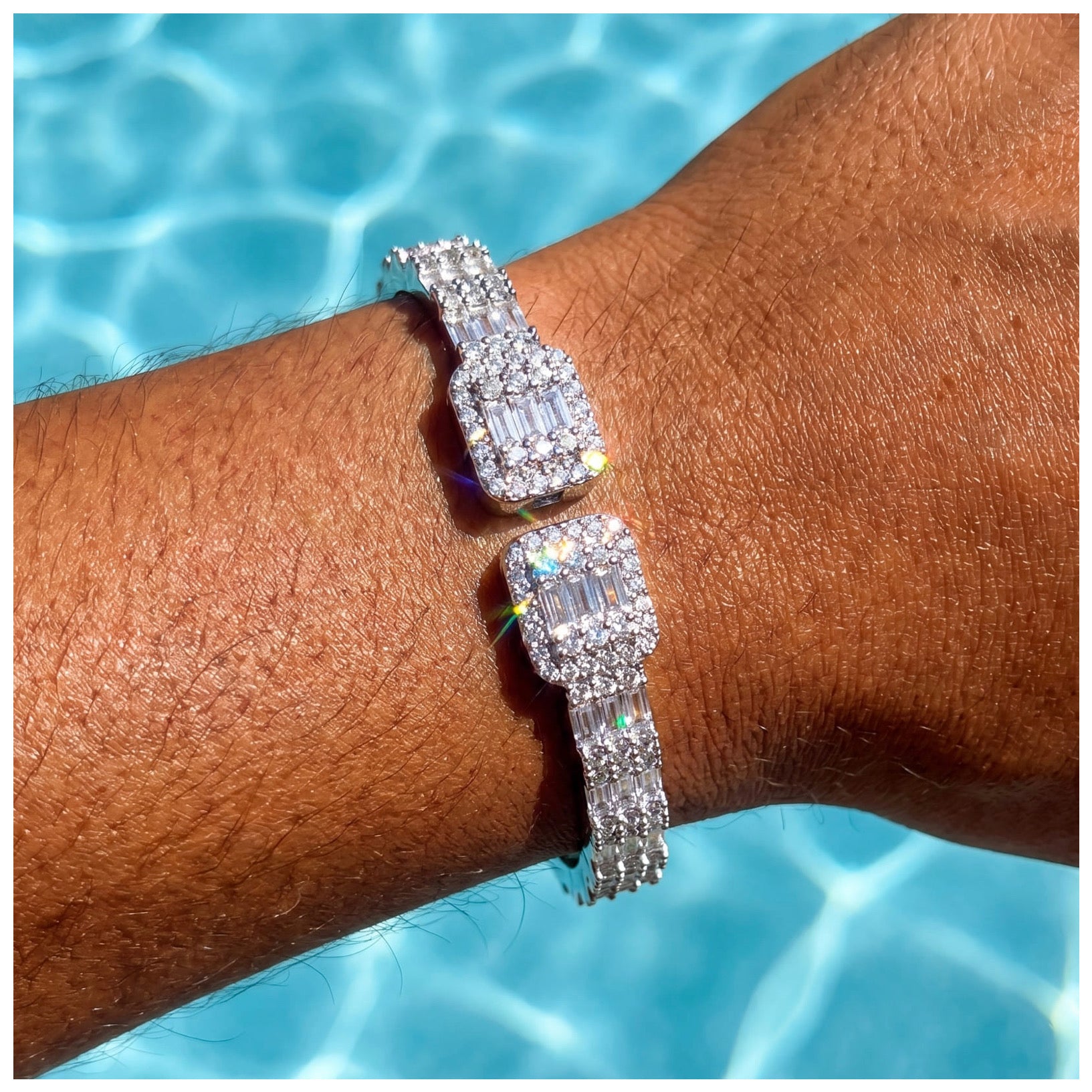 ICED OUT "SQUARE V2" ARMREIF - ICERAIN JEWELRY
