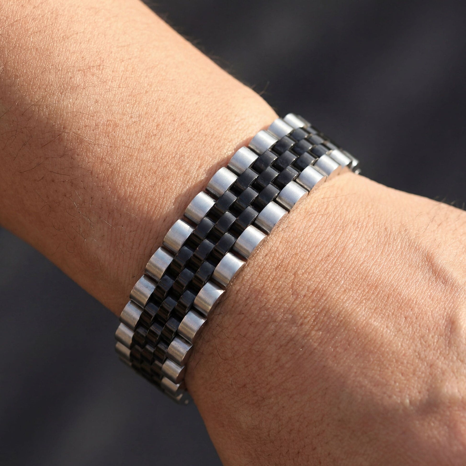 EDELSTAHL 15MM "JUBILEE" ARMBAND - ICERAIN JEWELRY