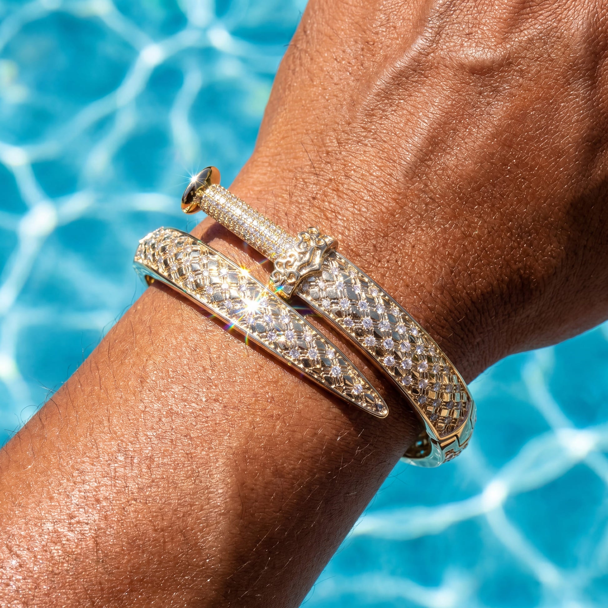 ICED OUT "KNIGHT V2" ARMREIF - ICERAIN JEWELRY