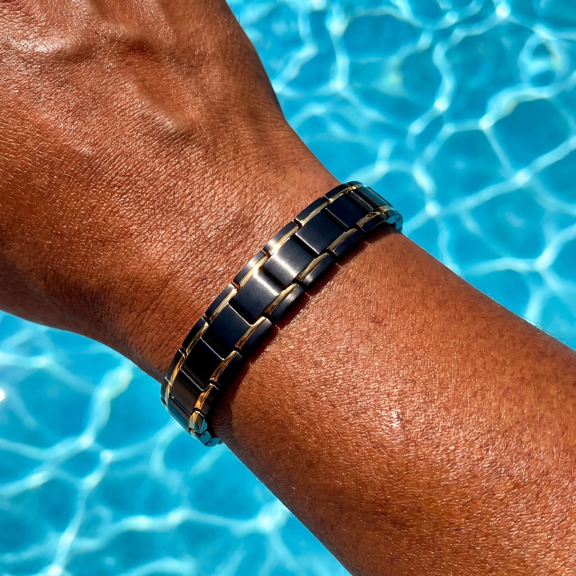 EDELSTAHL 12MM "BLACKLIST" ARMBAND - ICERAIN JEWELRY