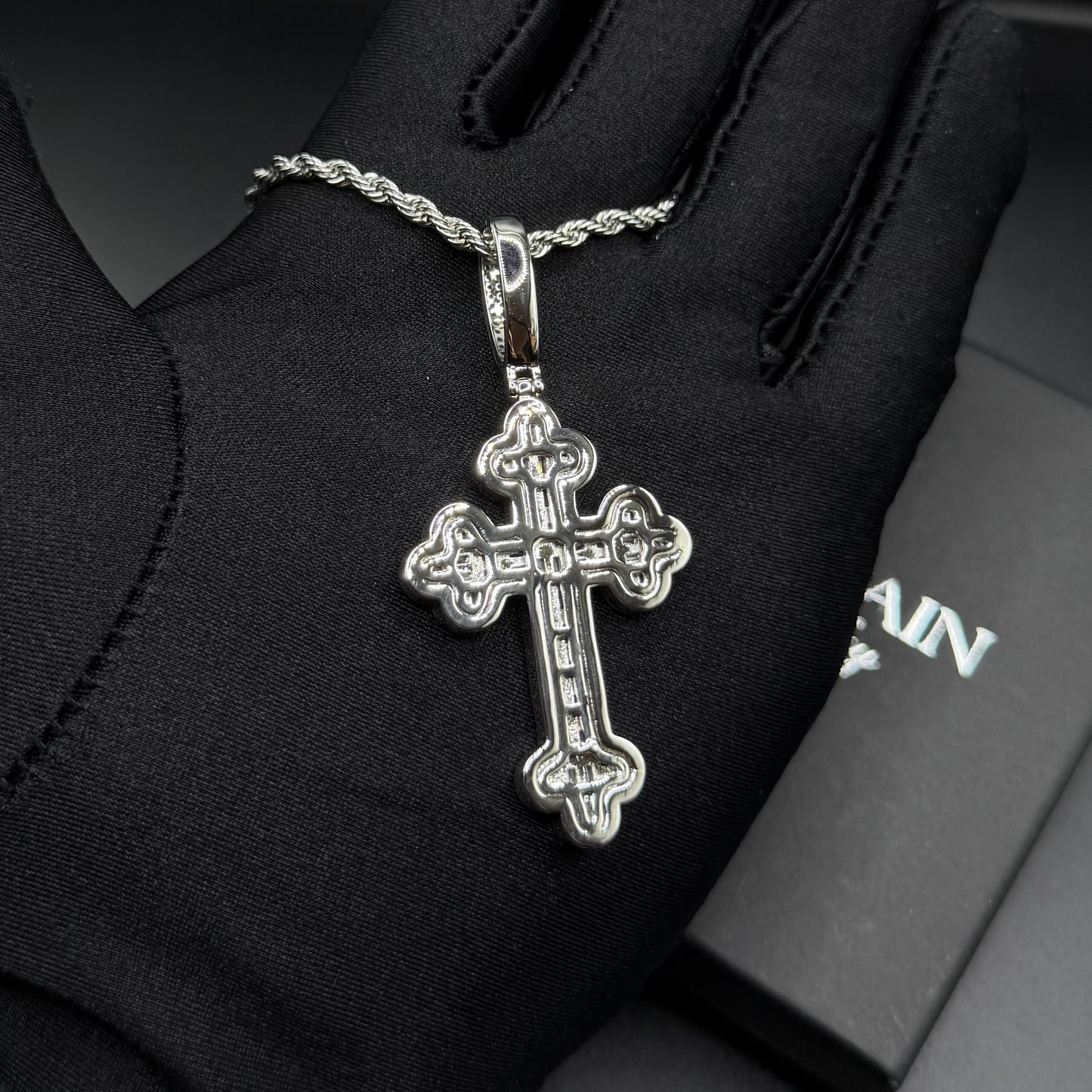 ICED OUT "CROSS V2" KETTE - ICERAIN JEWELRY
