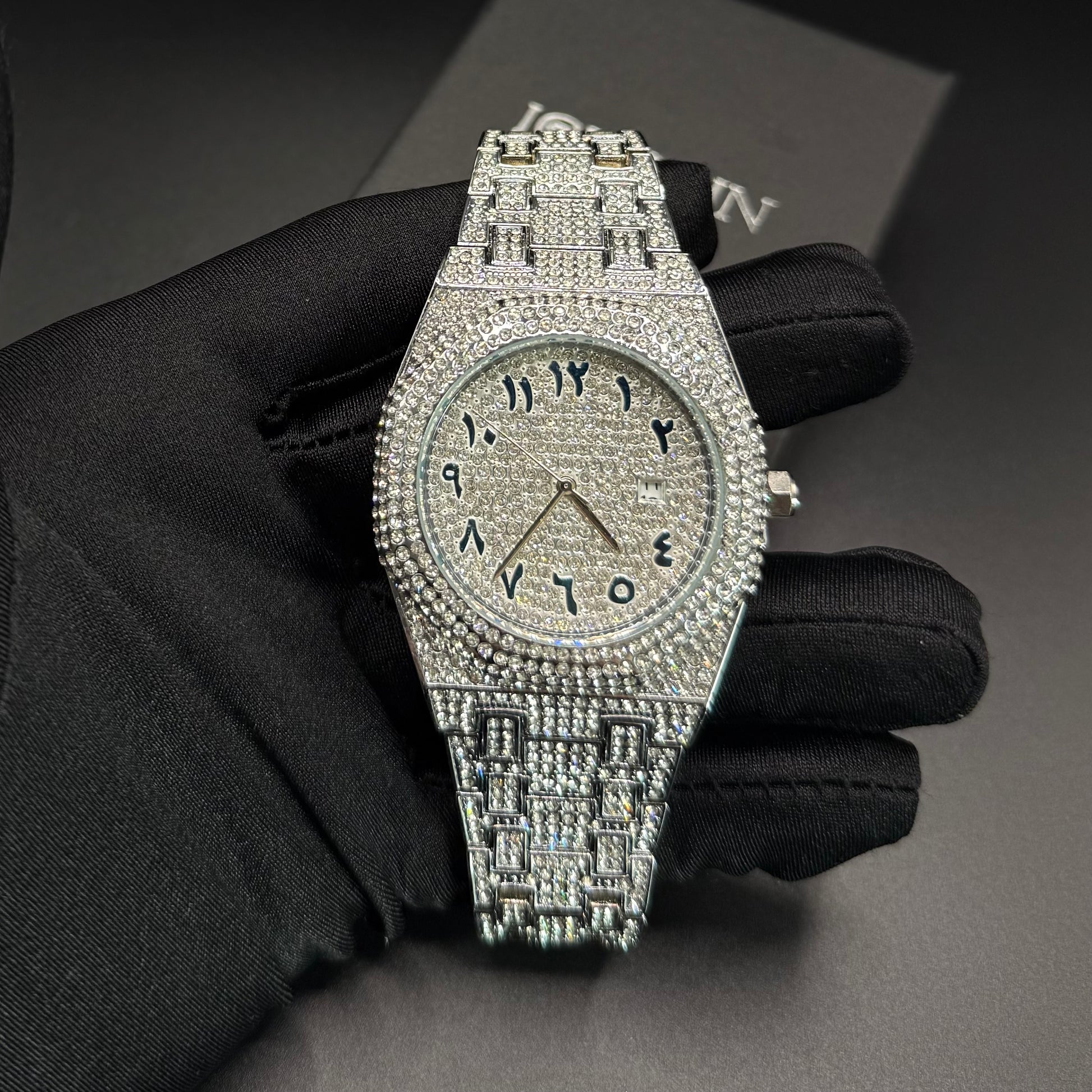 ICED OUT "ARABIC V2" UHR - ICERAIN JEWELRY