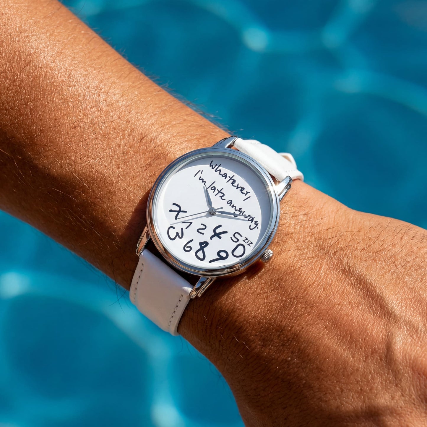 EDELSTAHL "LATE" UHR - ICERAIN JEWELRY