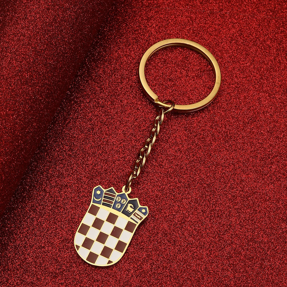 EDELSTAHL "CROATIA" SCHLÜSSELANHÄNGER - ICERAIN JEWELRY