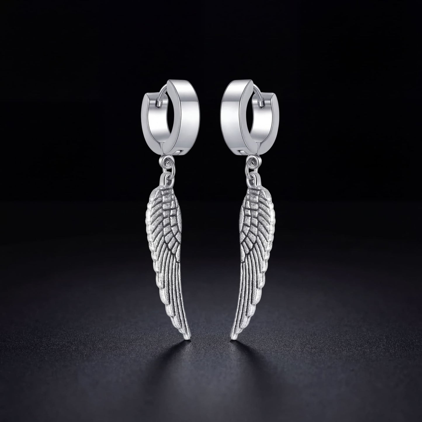 EDELSTAHL "ANGELWINGS" OHRRINGE - ICERAIN JEWELRY