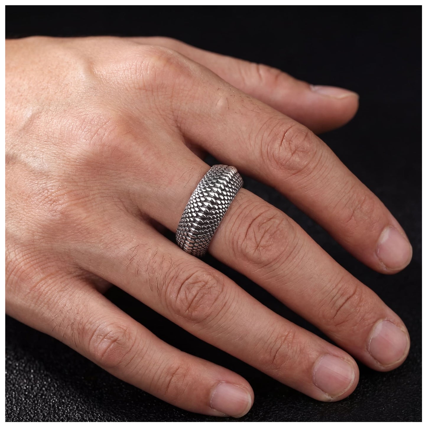 925S SILVER "SNAKE" RING - ICERAIN JEWELRY