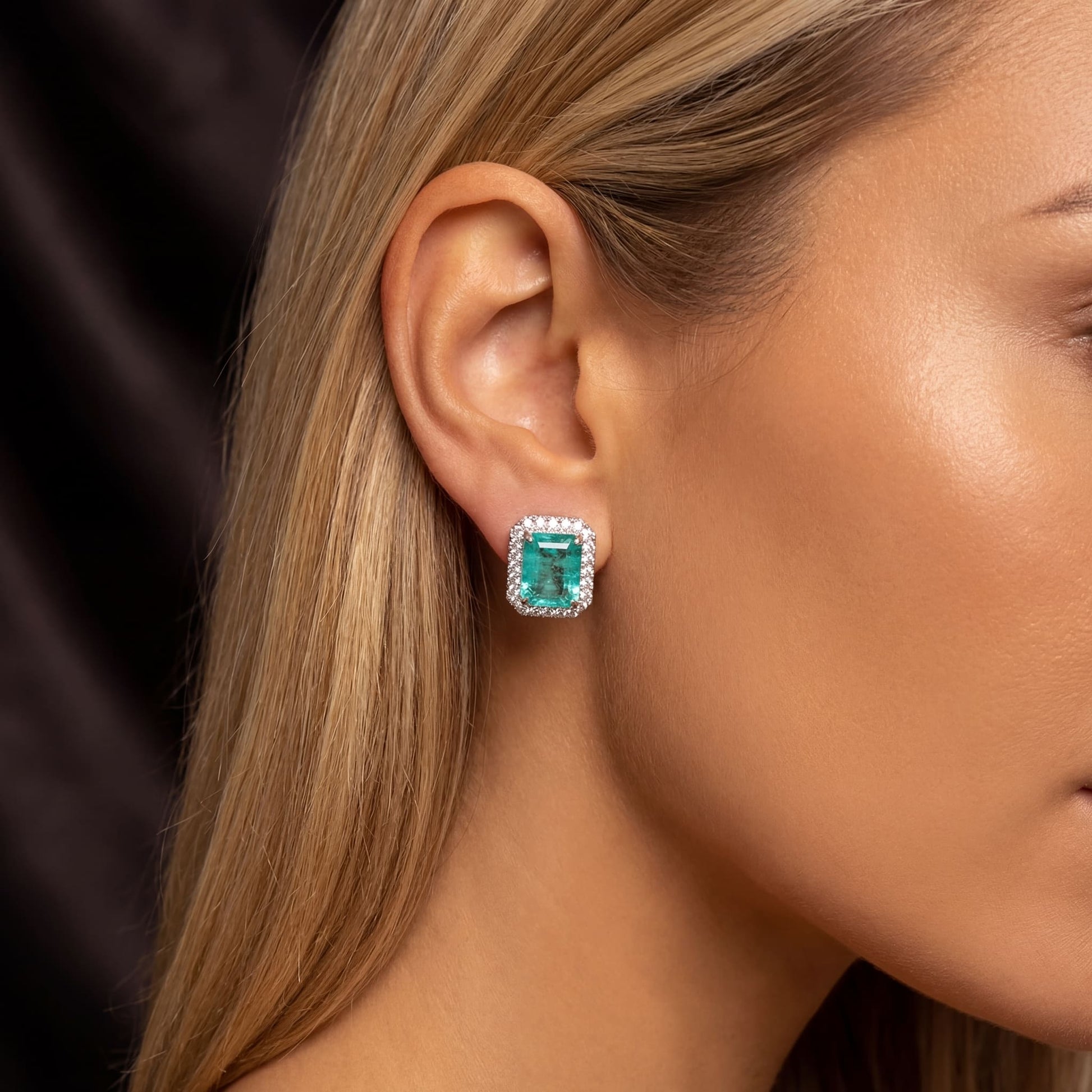 ICED OUT "OCEAN" OHRRINGE - ICERAIN JEWELRY