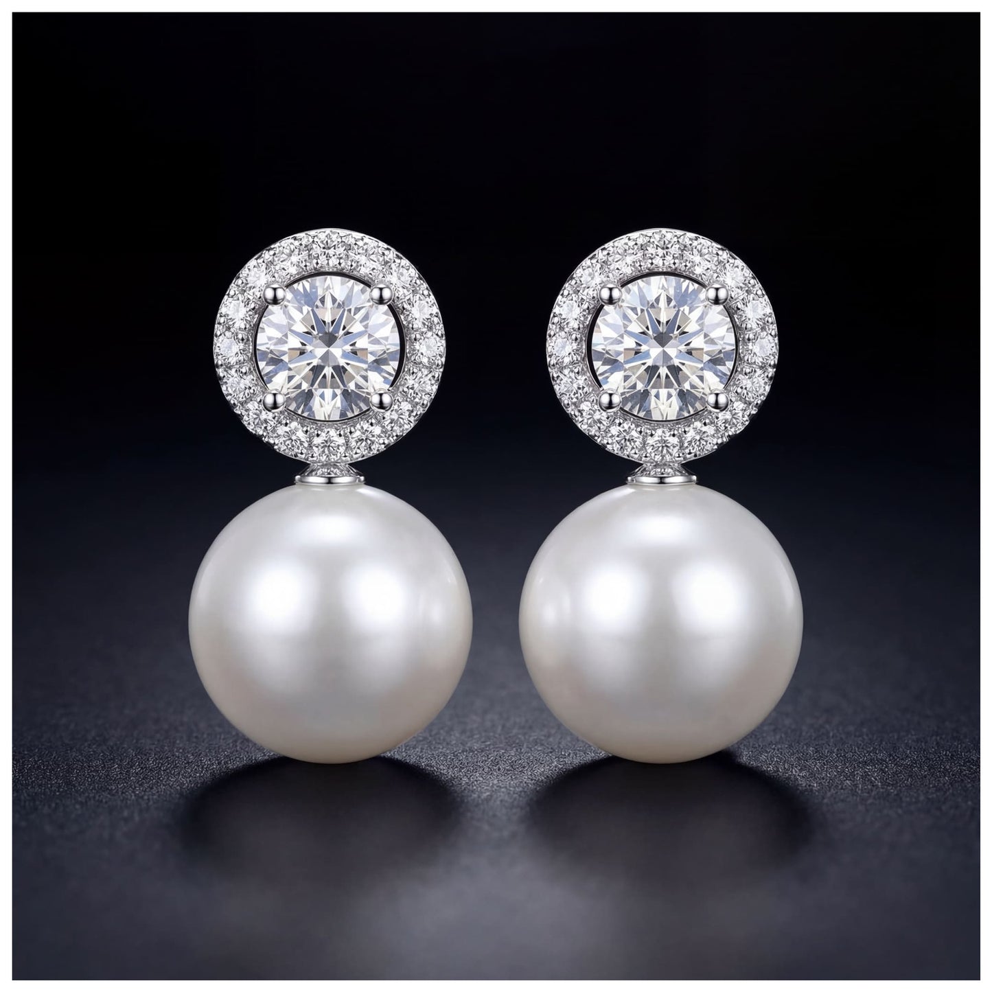 ICED OUT "ICEPEARL" OHRRINGE - ICERAIN JEWELRY