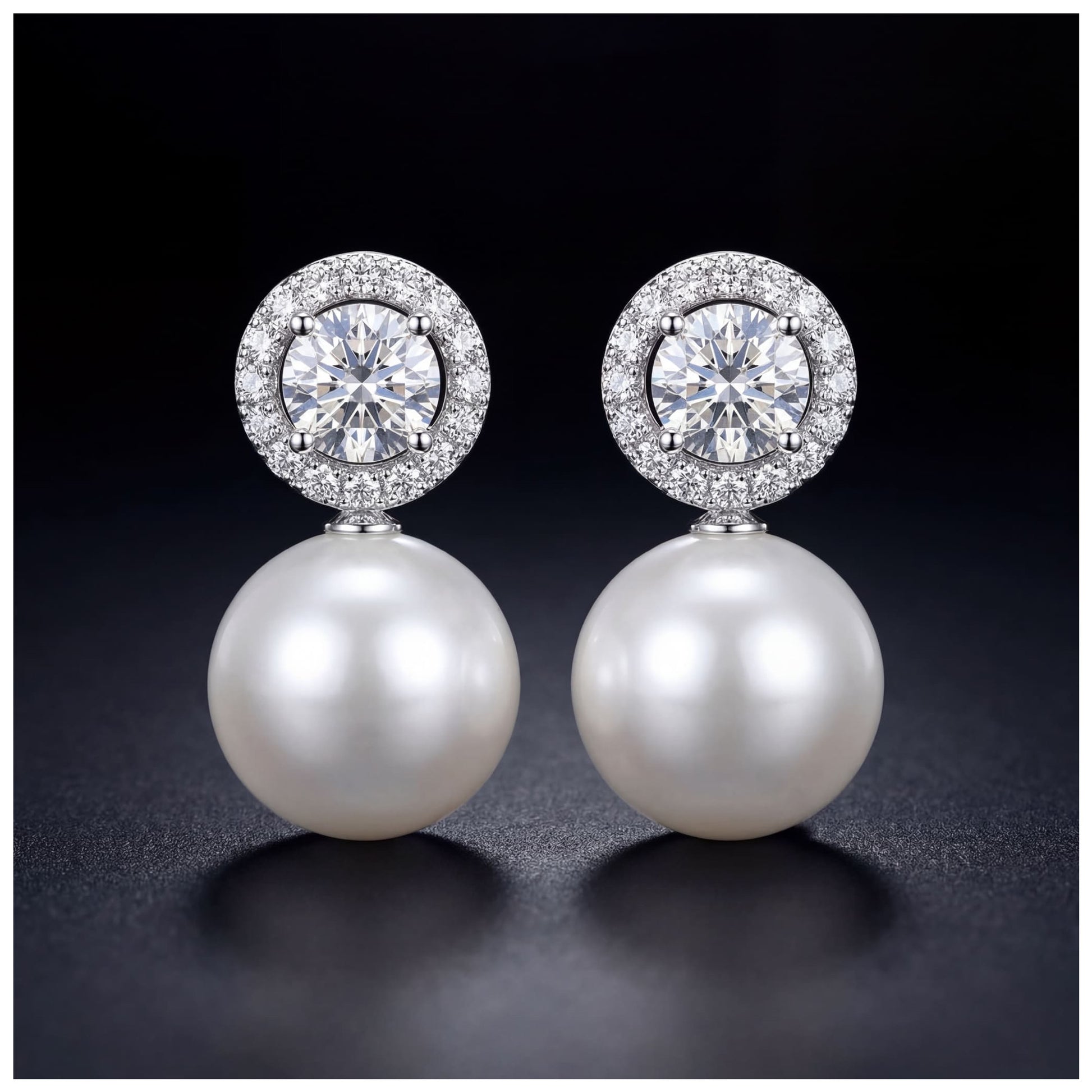ICED OUT "ICEPEARL" OHRRINGE - ICERAIN JEWELRY