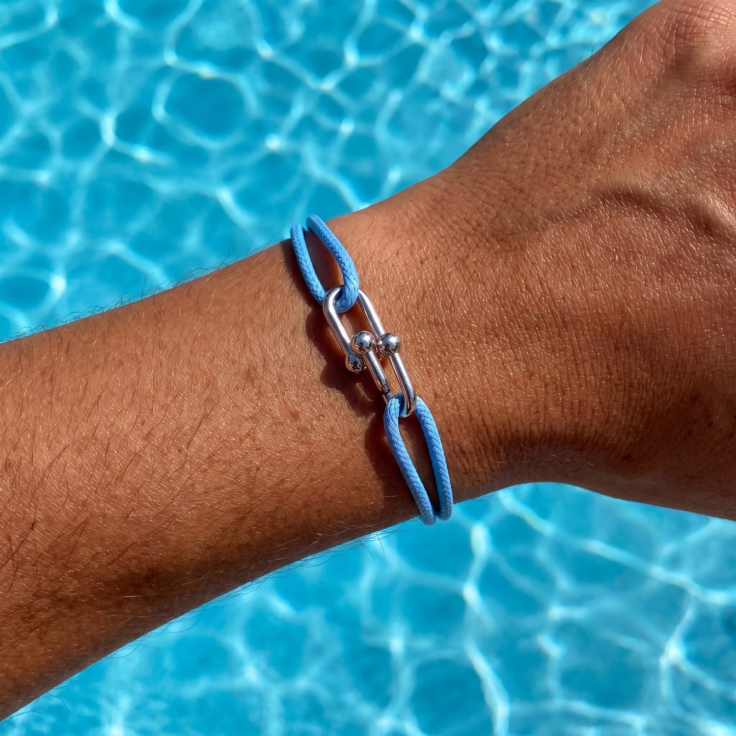 STOFF/EDELSTAHL "CLOSURE" ARMBAND - ICERAIN JEWELRY
