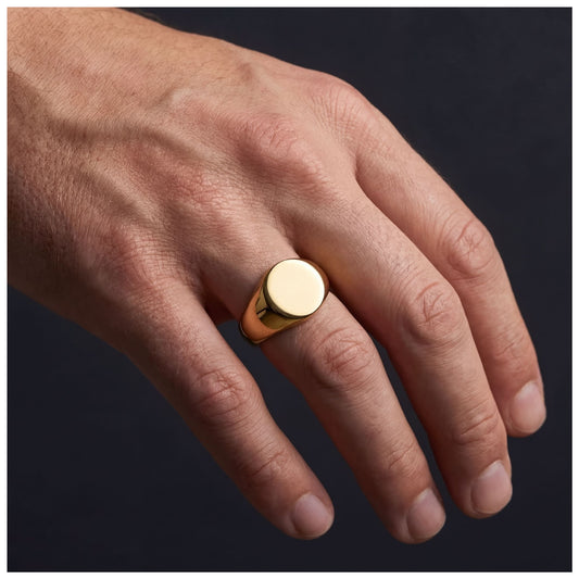 EDELSTAHL "SMOOTHER" RING - ICERAIN JEWELRY