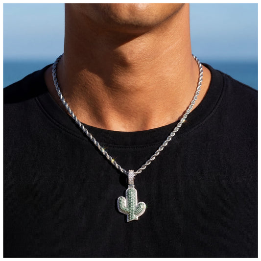 ICED OUT "CACTUS" KETTE - ICERAIN JEWELRY