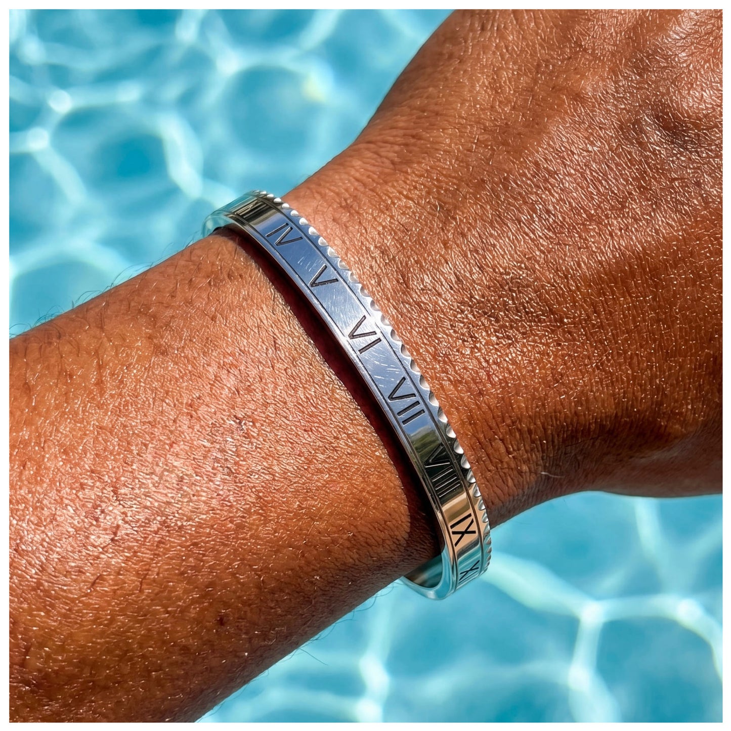 EDELSTAHL "ROMA" ARMREIF - ICERAIN JEWELRY